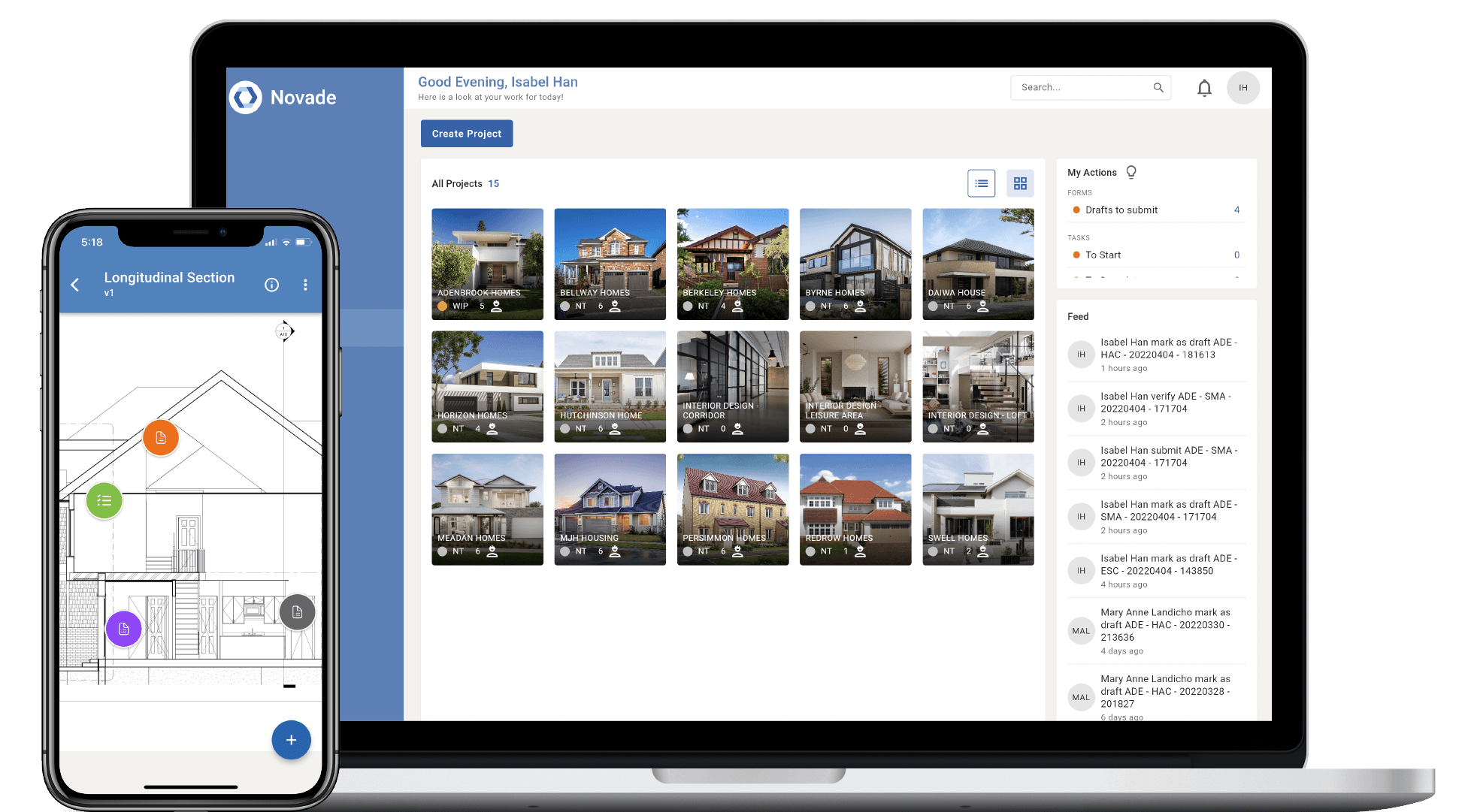 Novade Lite home builder app Novade Lite home builder app
