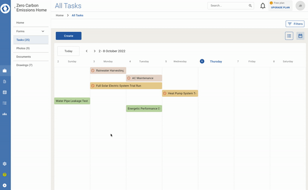 Drag and drop tasks - with mouse click