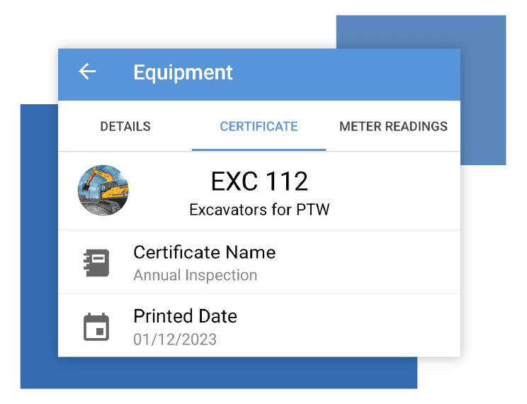 Track machinery certifications with Novade ePTW to ensure critical information is captured during permit issuance