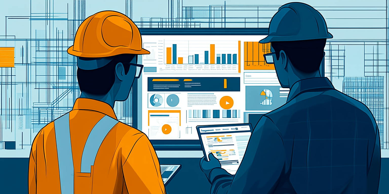 Toolbox meeting data Construction site bridge cranes