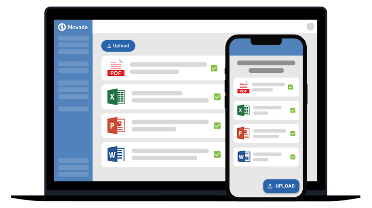 Web interface showing construction document management app with task organisation tools